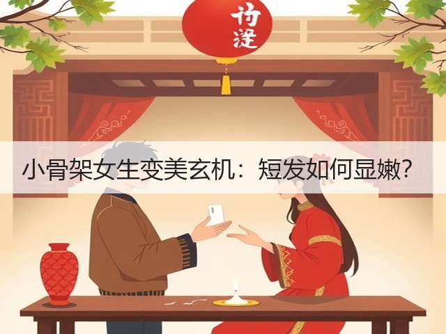 小骨架女生变美玄机：短发如何显嫩？(图1)