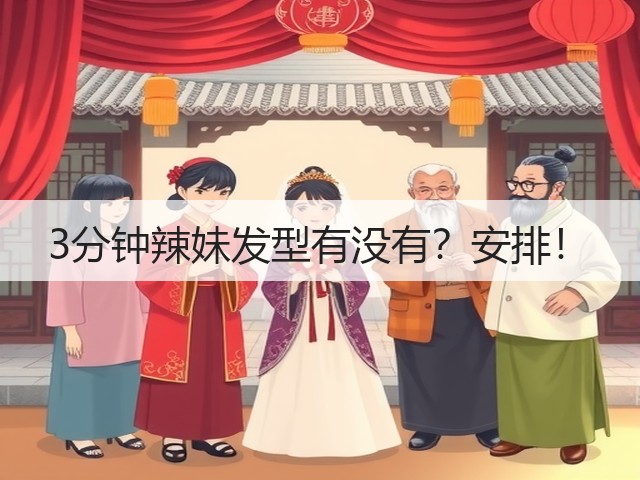 3分钟辣妹发型有没有?安排!(图1) 3分钟辣妹发型有没有?安排!(图1)