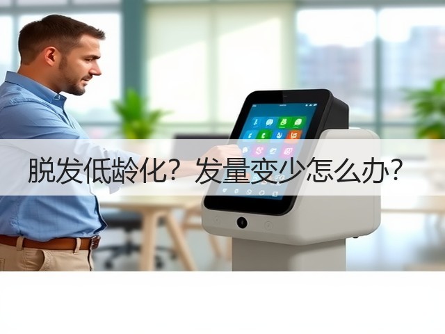 脱发低龄化?发量变少怎么办?(图1) 脱发低龄化?发量变少怎么办?(图1)