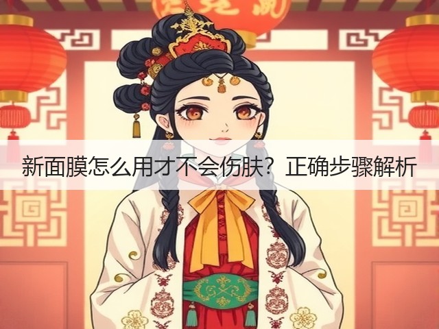 新面膜怎么用才不会伤肤?正确步骤解析(图3) 新面膜怎么用才不会伤肤?正确步骤解析(图3)