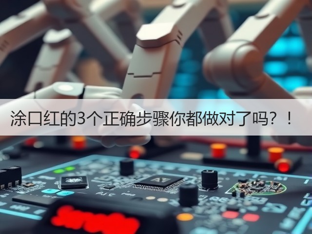 涂口红的3个正确步骤你都做对了吗？！(图3)