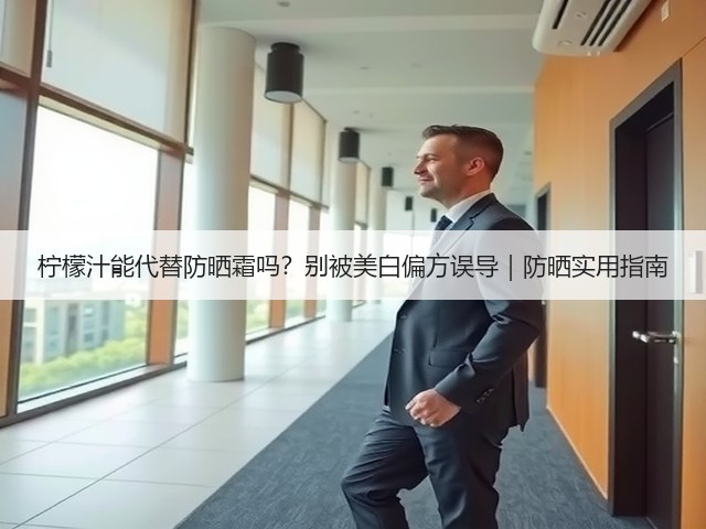 柠檬汁能代替防晒霜吗？别被美白偏方误导｜防晒实用指南(图2)