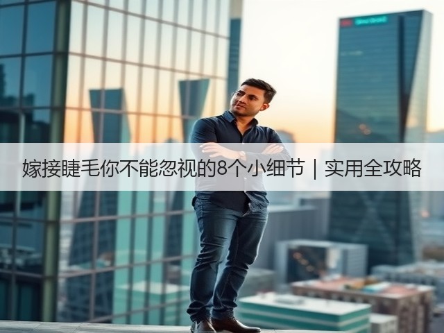 嫁接睫毛你不能忽视的8个小细节｜实用全攻略(图2)