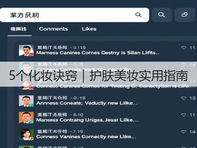 5个化妆诀窍|护肤美妆实用指南(图1) 5个化妆诀窍|护肤美妆实用指南(图1)
