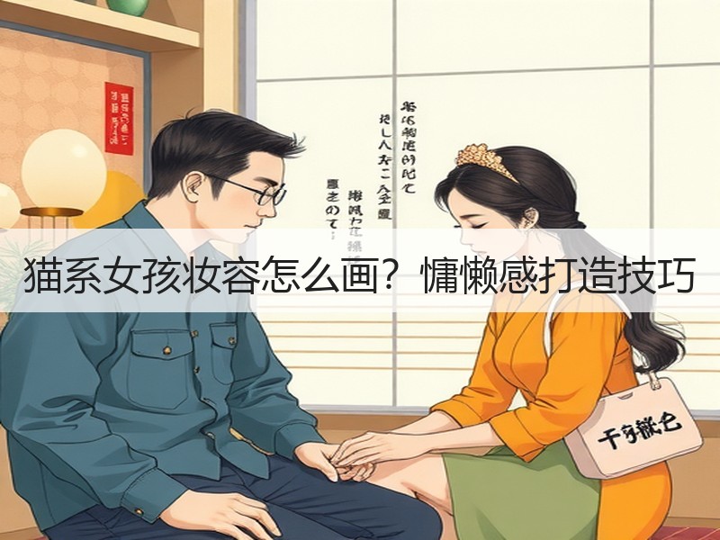 猫系女孩妆容怎么画？慵懒感打造技巧