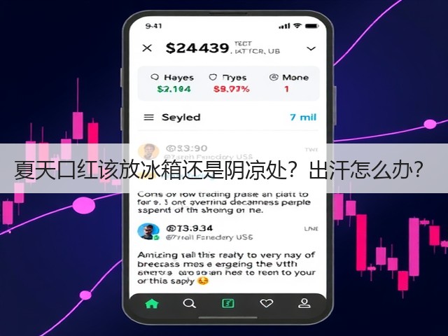 夏天口红该放冰箱还是阴凉处？出汗怎么办？(图3)