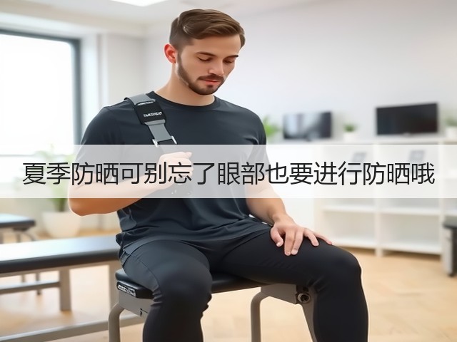 夏季防晒可别忘了眼部也要进行防晒哦(图1)