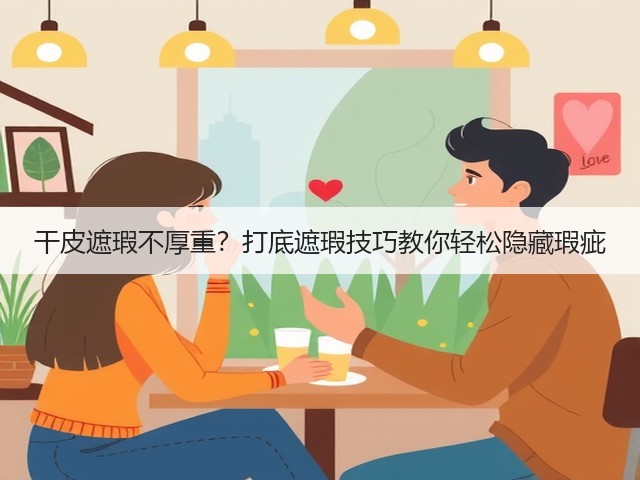 干皮遮瑕不厚重？打底遮瑕技巧教你轻松隐藏瑕疵(图1)