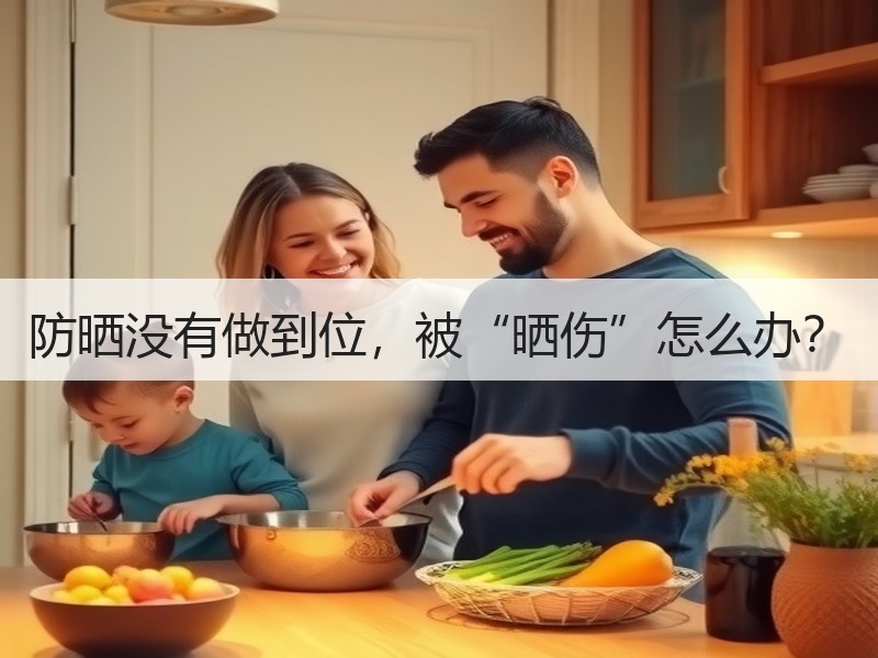 防晒没有做到位，被“晒伤”怎么办？