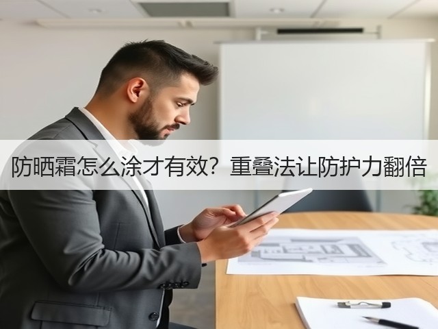 防晒霜怎么涂才有效?重叠法让防护力翻倍(图3) 防晒霜怎么涂才有效?重叠法让防护力翻倍(图3)