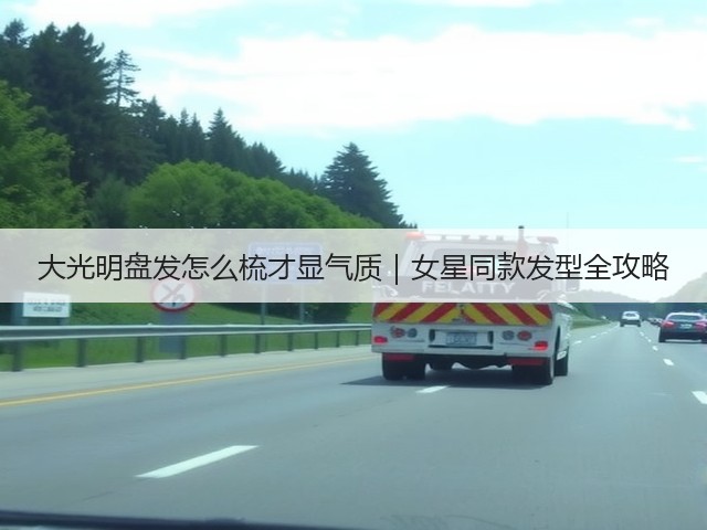 大光明盘发怎么梳才显气质|女星同款发型全攻略(图3) 大光明盘发怎么梳才显气质|女星同款发型全攻略(图3)