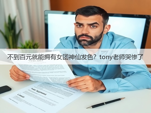 不到百元就能拥有女团神仙发色?tony老师哭惨了(图2) 不到百元就能拥有女团神仙发色?tony老师哭惨了(图2)
