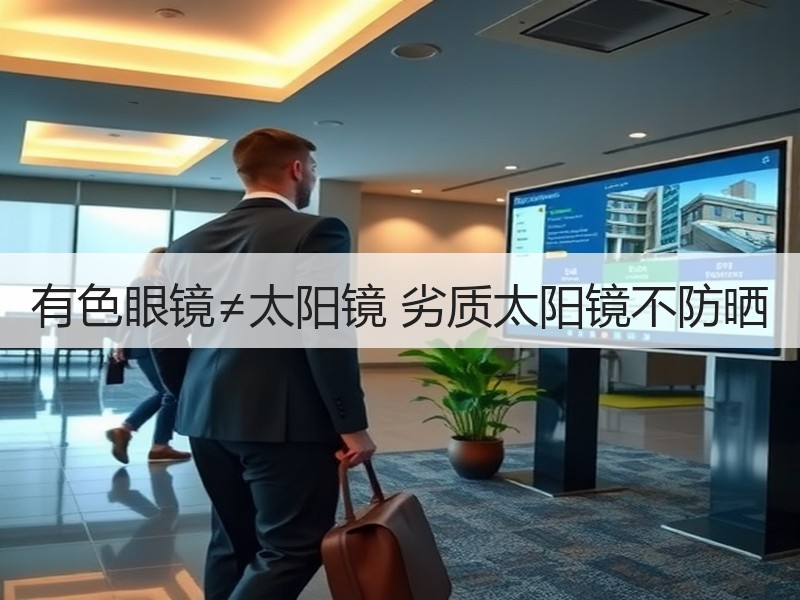 有色眼镜≠太阳镜 劣质太阳镜不防晒