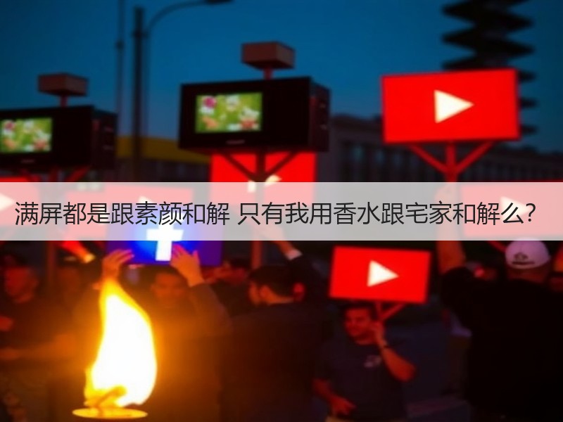 满屏都是跟素颜和解 只有我用香水跟宅家和解么？