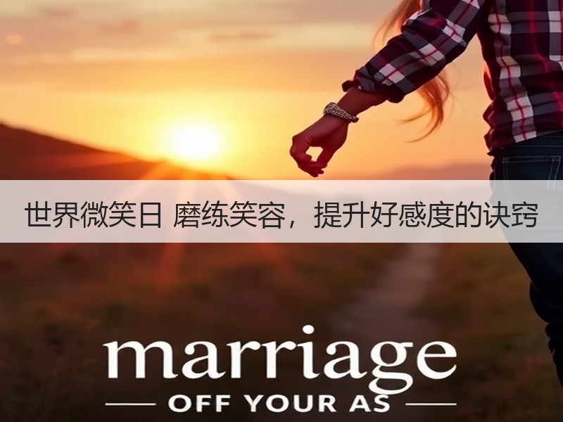 世界微笑日 磨练笑容，提升好感度的诀窍
