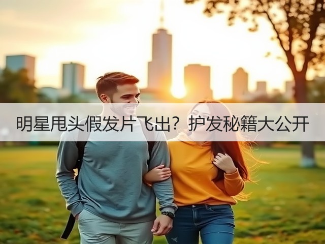 明星甩头假发片飞出?护发秘籍大公开(图3) 明星甩头假发片飞出?护发秘籍大公开(图3)