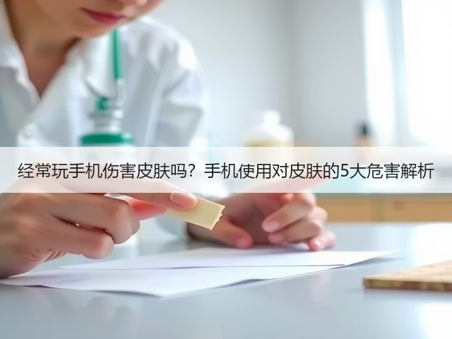经常玩手机伤害皮肤吗?手机使用对皮肤的5大危害解析(图1) 经常玩手机伤害皮肤吗?手机使用对皮肤的5大危害解析(图1)