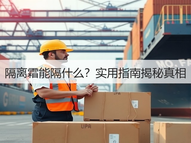 隔离霜能隔什么?实用指南揭秘真相(图1) 隔离霜能隔什么?实用指南揭秘真相(图1)