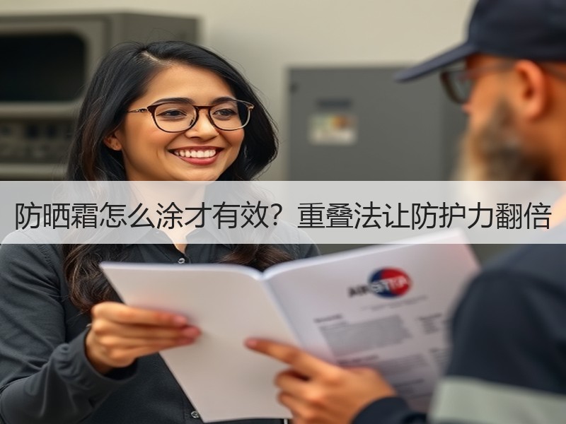 防晒霜怎么涂才有效？重叠法让防护力翻倍