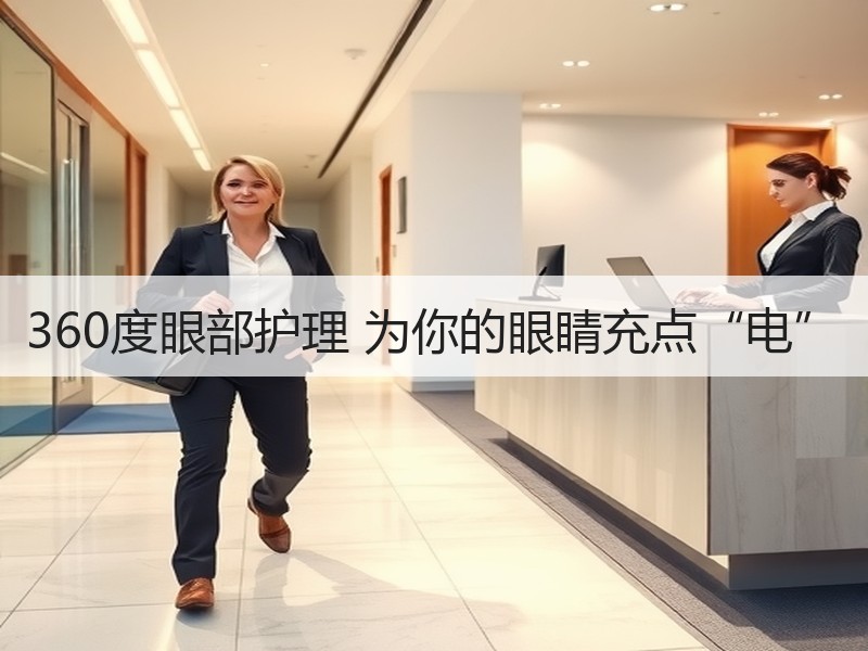 360度眼部护理 为你的眼睛充点“电”