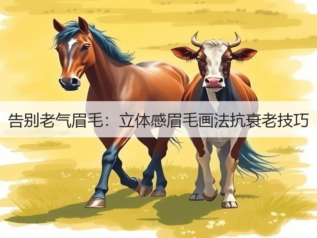 告别老气眉毛:立体感眉毛画法抗衰老技巧(图2) 告别老气眉毛:立体感眉毛画法抗衰老技巧(图2)
