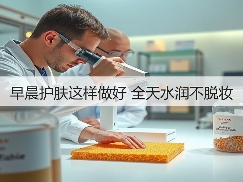 早晨护肤这样做好 全天水润不脱妆