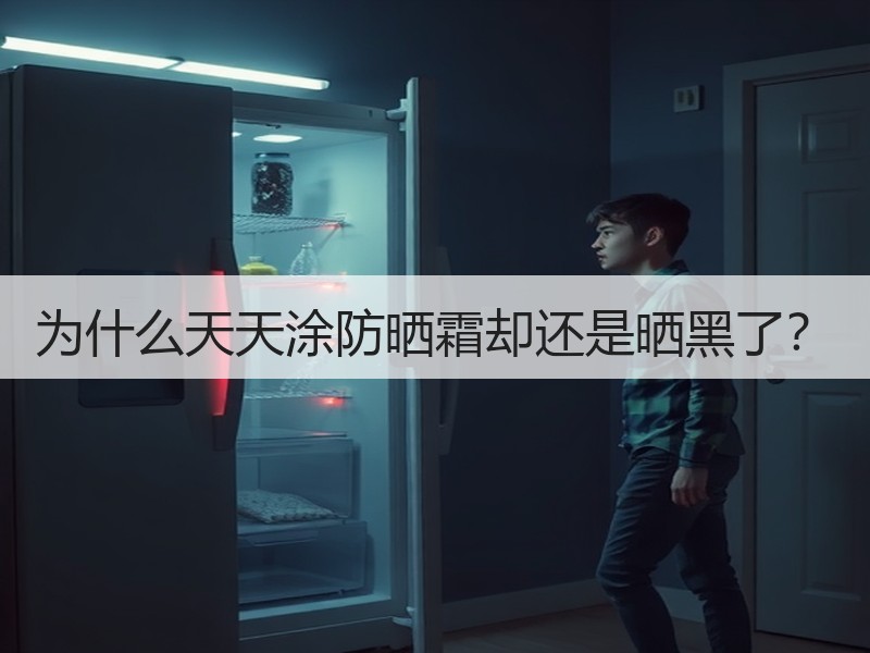 为什么天天涂防晒霜却还是晒黑了？