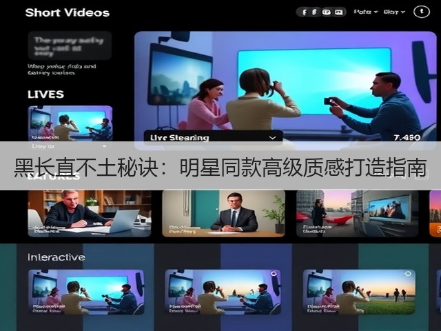黑长直不土秘诀:明星同款高级质感打造指南(图1) 黑长直不土秘诀:明星同款高级质感打造指南(图1)