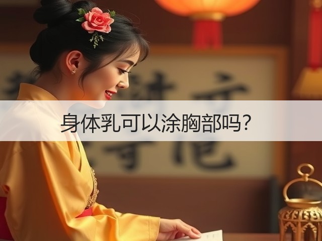 身体乳可以涂胸部吗?(图2) 身体乳可以涂胸部吗?(图2)