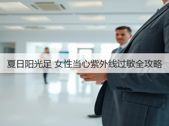 夏日阳光足 女性当心紫外线过敏全攻略(图2) 夏日阳光足 女性当心紫外线过敏全攻略(图2)