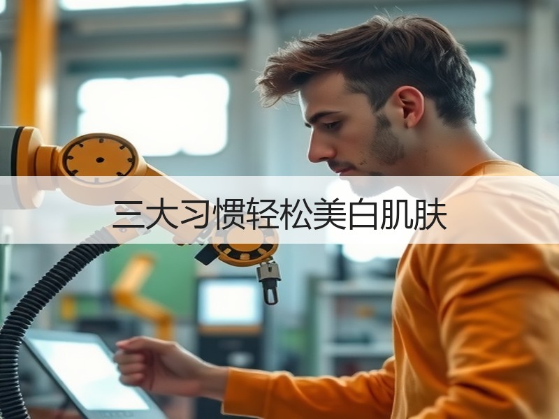 三大习惯轻松美白肌肤