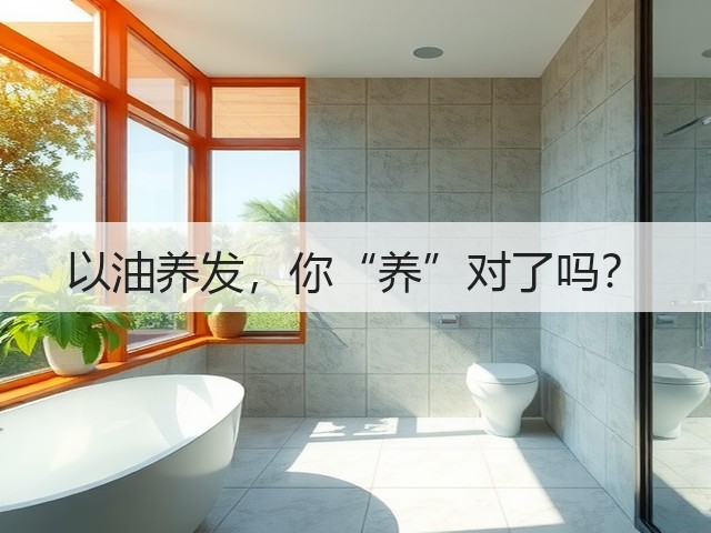 以油养发，你“养”对了吗？(图1)
