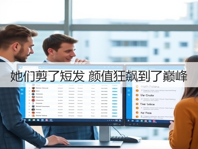 她们剪了短发 颜值狂飙到了巅峰(图1) 她们剪了短发 颜值狂飙到了巅峰(图1)