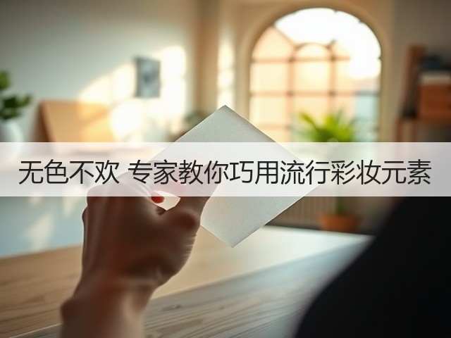 无色不欢 专家教你巧用流行彩妆元素(图3)