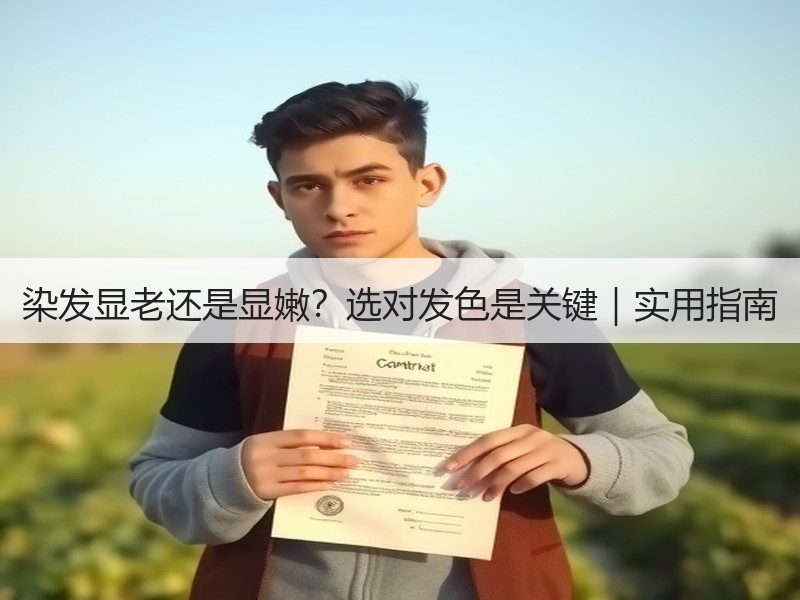染发显老还是显嫩？选对发色是关键｜实用指南