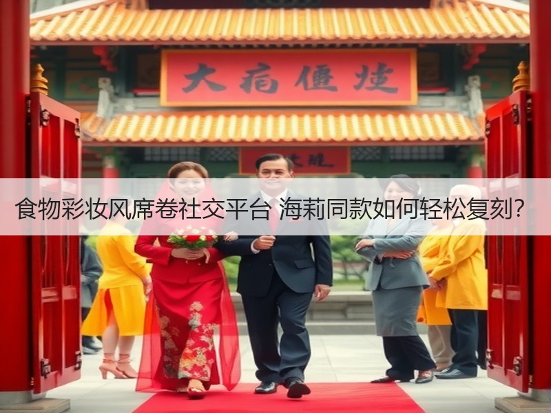 食物彩妆风席卷社交平台 海莉同款如何轻松复刻？