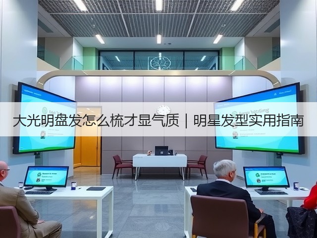 大光明盘发怎么梳才显气质｜明星发型实用指南(图1)