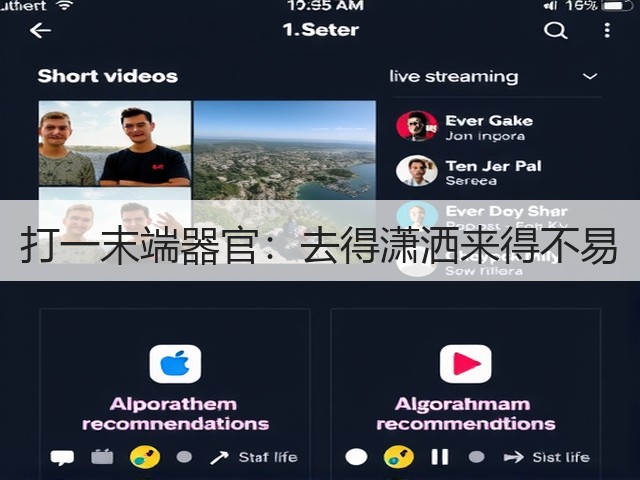 打一末端器官：去得潇洒来得不易(图1)