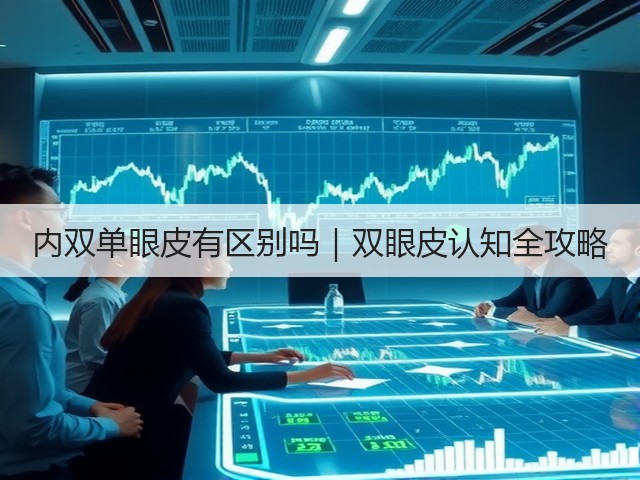 内双单眼皮有区别吗｜双眼皮认知全攻略(图1)