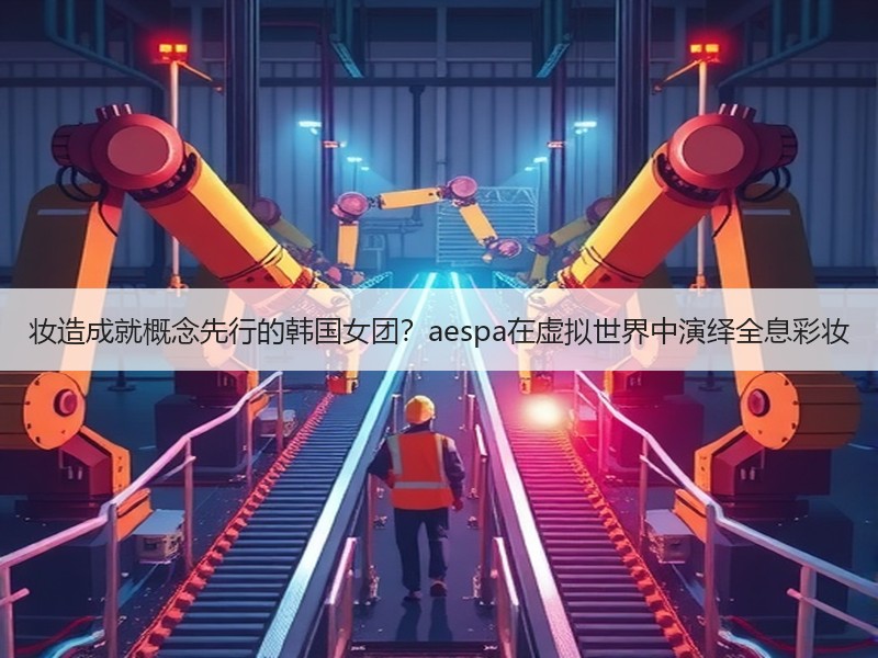 妆造成就概念先行的韩国女团？aespa在虚拟世界中演绎全息彩妆