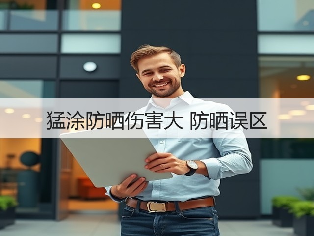 猛涂防晒伤害大 防晒误区(图2) 猛涂防晒伤害大 防晒误区(图2)