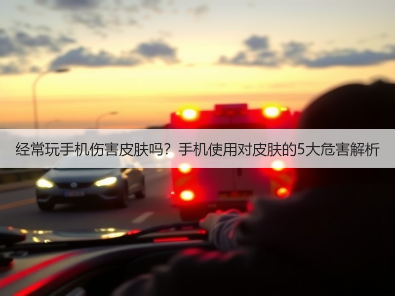 经常玩手机伤害皮肤吗？手机使用对皮肤的5大危害解析