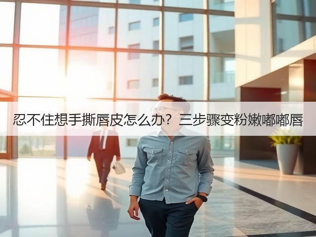 忍不住想手撕唇皮怎么办？三步骤变粉嫩嘟嘟唇(图3)