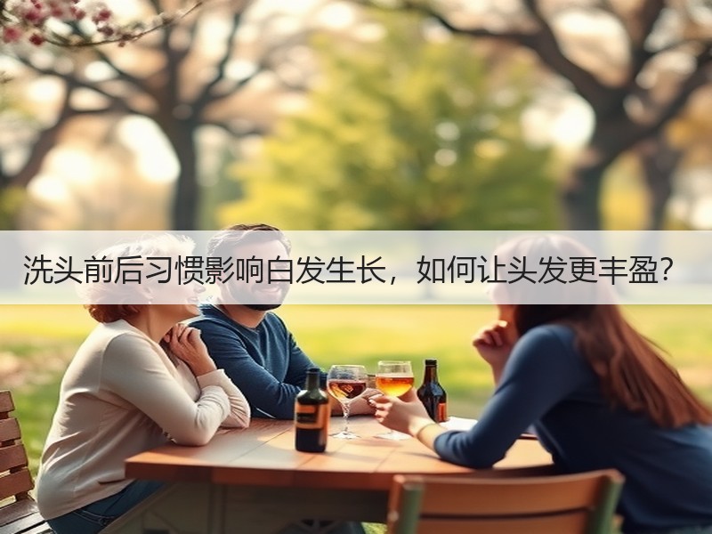 洗头前后习惯影响白发生长，如何让头发更丰盈？