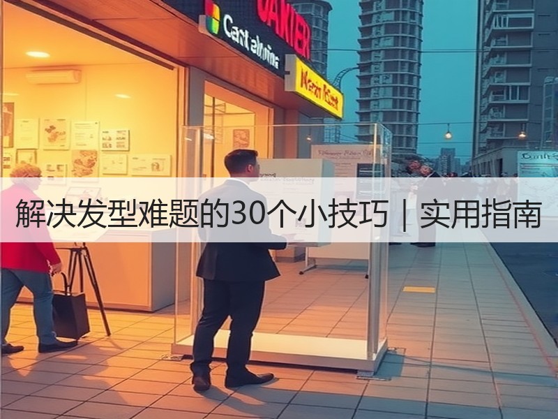 解决发型难题的30个小技巧｜实用指南
