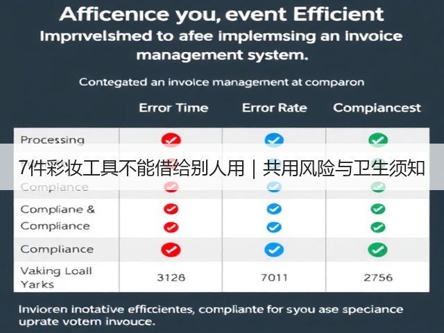 7件彩妆工具不能借给别人用｜共用风险与卫生须知(图1)