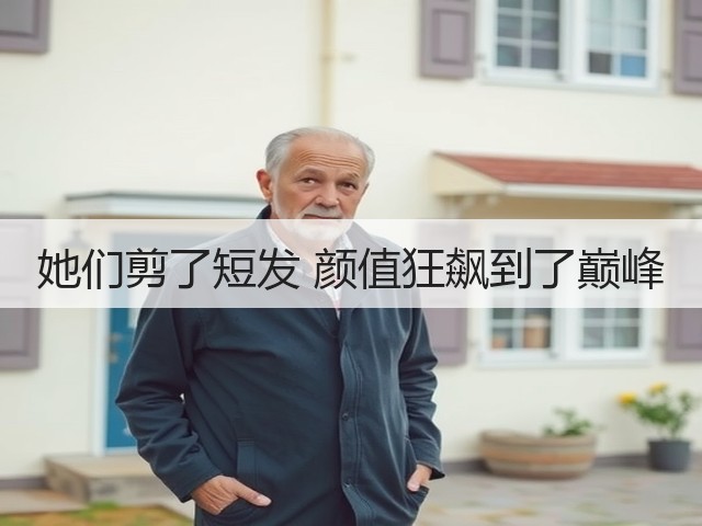她们剪了短发 颜值狂飙到了巅峰(图1) 她们剪了短发 颜值狂飙到了巅峰(图1)