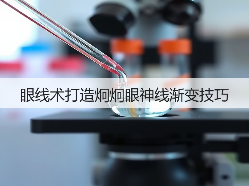 眼线术打造炯炯眼神线渐变技巧