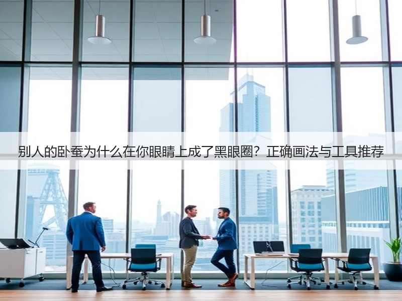 别人的卧蚕为什么在你眼睛上成了黑眼圈？正确画法与工具推荐