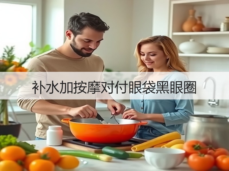 补水加按摩对付眼袋黑眼圈